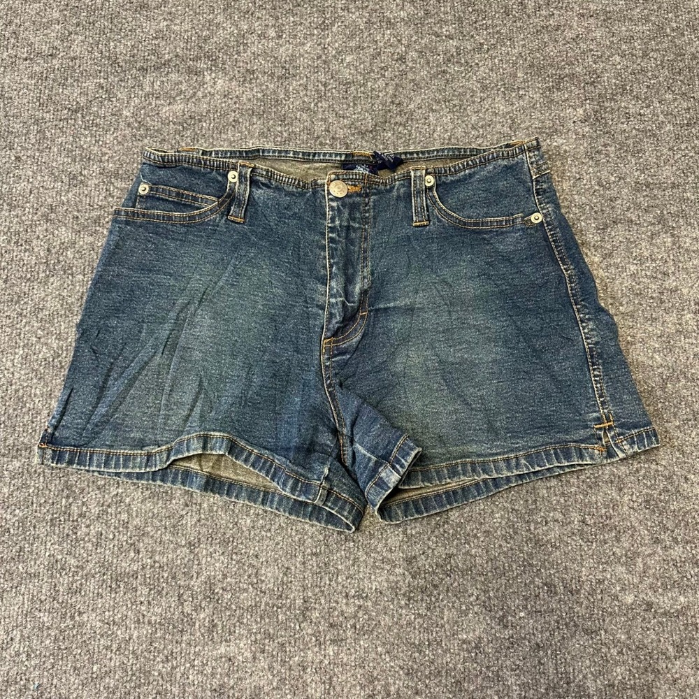 Old Navy Denim Shorts Womens Size 8 Blue Stretch Casual Five Pocket Mid Rise
